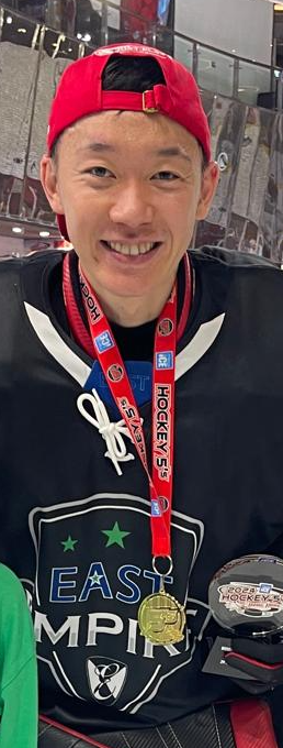Mitsuaki Inoue on the ice at MegaIce
